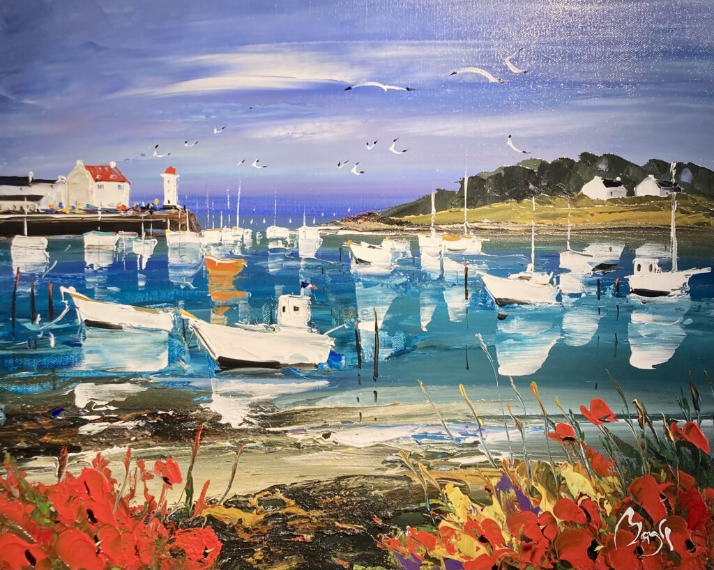 LOUIS MAGRE BRETAGNE PORT DE CROZON - Galerie Art Privée